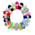 King Cole Dollymix DK Assorted Yarn 100% Acrylic Fun Assorted Adult & Baby Colours for Knitting & Crochet Toys - 25g Ball