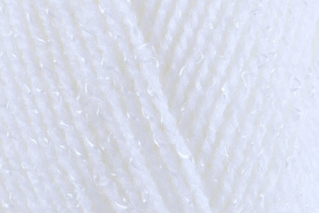 James C Brett Baby Shimmer 4 Ply Yarn - 100g, Sparkly Acrylic & Viscose Blend Soft Baby Crochet Knitting Yarn for Special Occasion Baby Garments