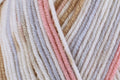 King Cole Cherish DK Yarn 100% Acrylic Soft Self-Patterning Double Knit Yarn, 240 m for Knitting & Crochet Projects - 100g