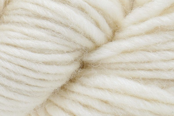 West Yorkshire Spinners Bluefaced Leicester Roving Aran - 100g, Luxury 100% British Wool Undyed Single Ply Crochet Knitting Felting Wool for Blankets & Garments