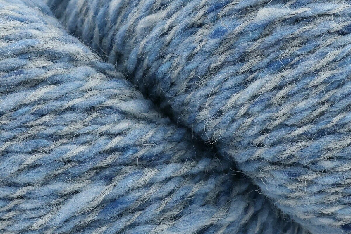 Baa Ram Ewe Donegal Twists DK Crochet Yarn - 100g, Worsted-Spun British Wool & Woollen-Spun Merino Blend, Soft Tweed Effect Double Knitting Yarn for Jumpers & Sweaters