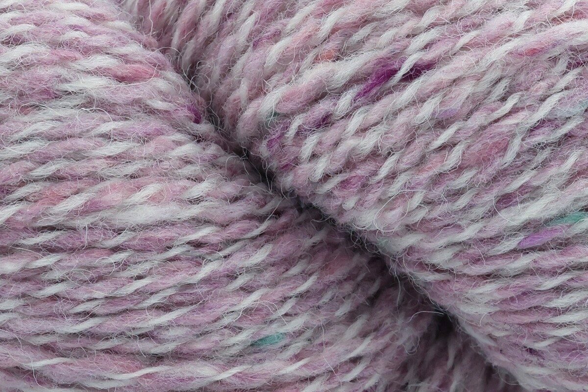 Baa Ram Ewe Donegal Twists DK Crochet Yarn - 100g, Worsted-Spun British Wool & Woollen-Spun Merino Blend, Soft Tweed Effect Double Knitting Yarn for Jumpers & Sweaters