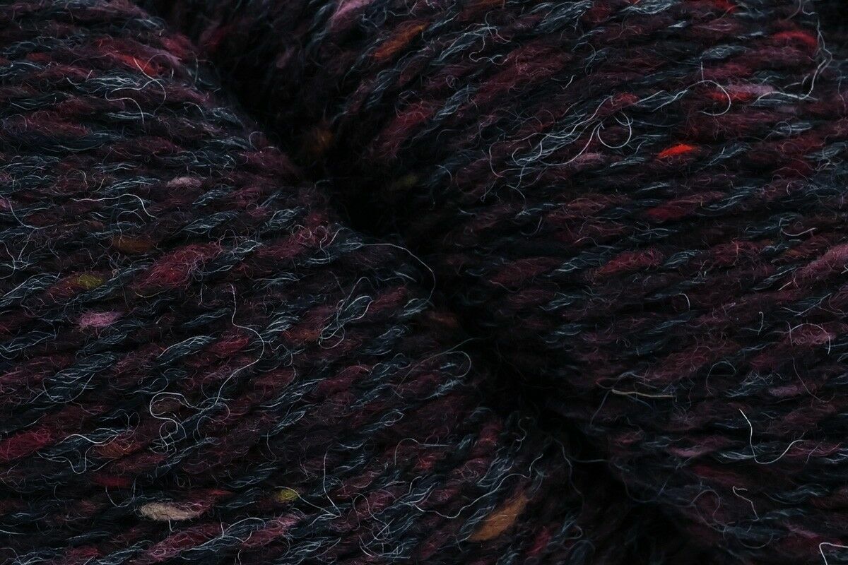 Baa Ram Ewe Donegal Twists DK Crochet Yarn - 100g, Worsted-Spun British Wool & Woollen-Spun Merino Blend, Soft Tweed Effect Double Knitting Yarn for Jumpers & Sweaters