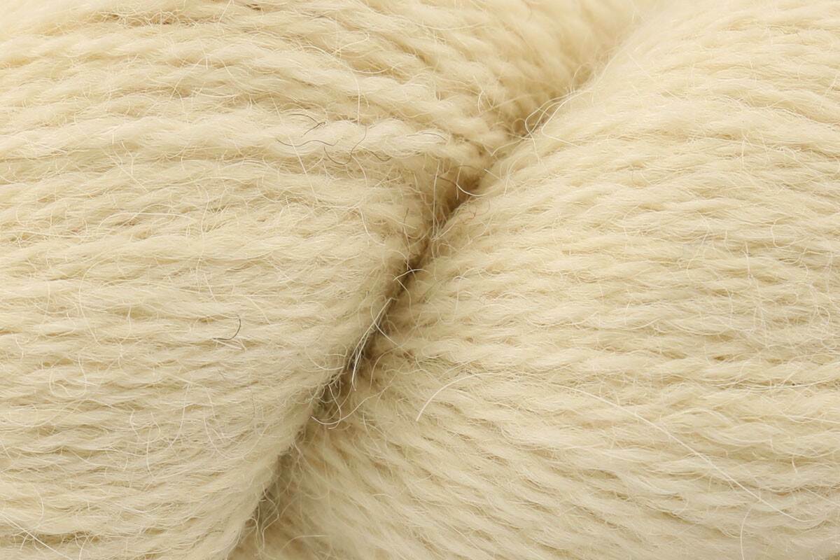 Baa Ram Ewe Eden 4 Ply Crochet Yarn - 100g, Natural Alpaca & Organic British Wool Blend Knitting Wool Yarn for Garments, Shawls, Scarves & Accessories