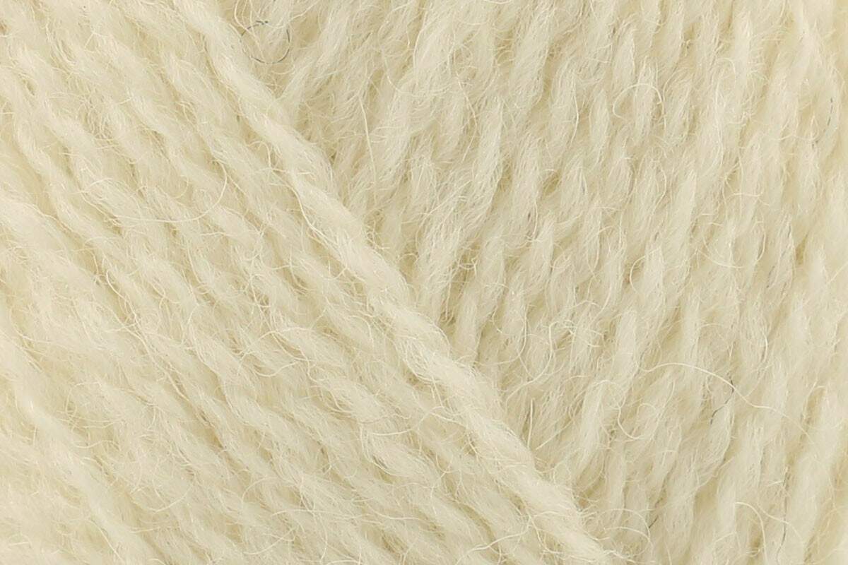 Baa Ram Ewe Pip Naturals 4 Ply Crochet Yarn - 25g, 100% British Wool Colourwork Undyed Knitting Wool Yarn for Fair Isle Garments Hats, Toys & Mittens