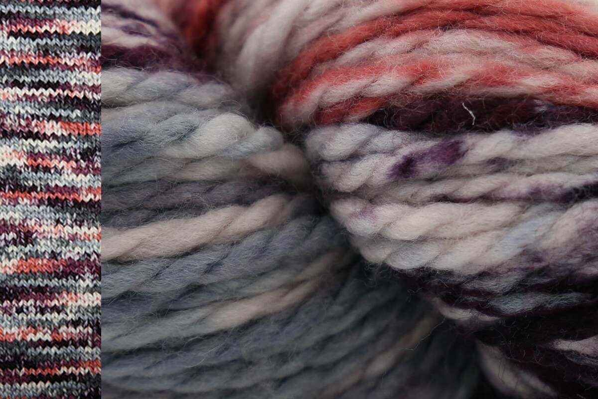 Cascade 128 Superwash Hand Paints Chunky Yarn - 100g, Luxury 100% Merino Wool Variegated Hand Painted Knitting Wool Yarn for Crochet Garments, Cushions & Blankets