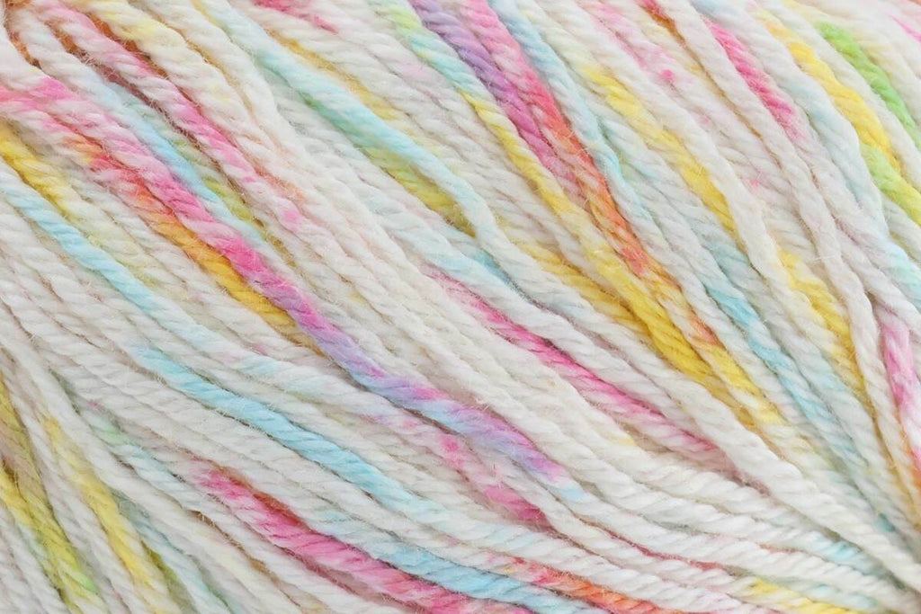 Cascade Cotton Sox Splash 4 Ply Yarn - 100g, Cotton Nylon Blend Breathable Variegated Soft Crochet & Knitting Wool for Baby Knits, Garments & Accessories