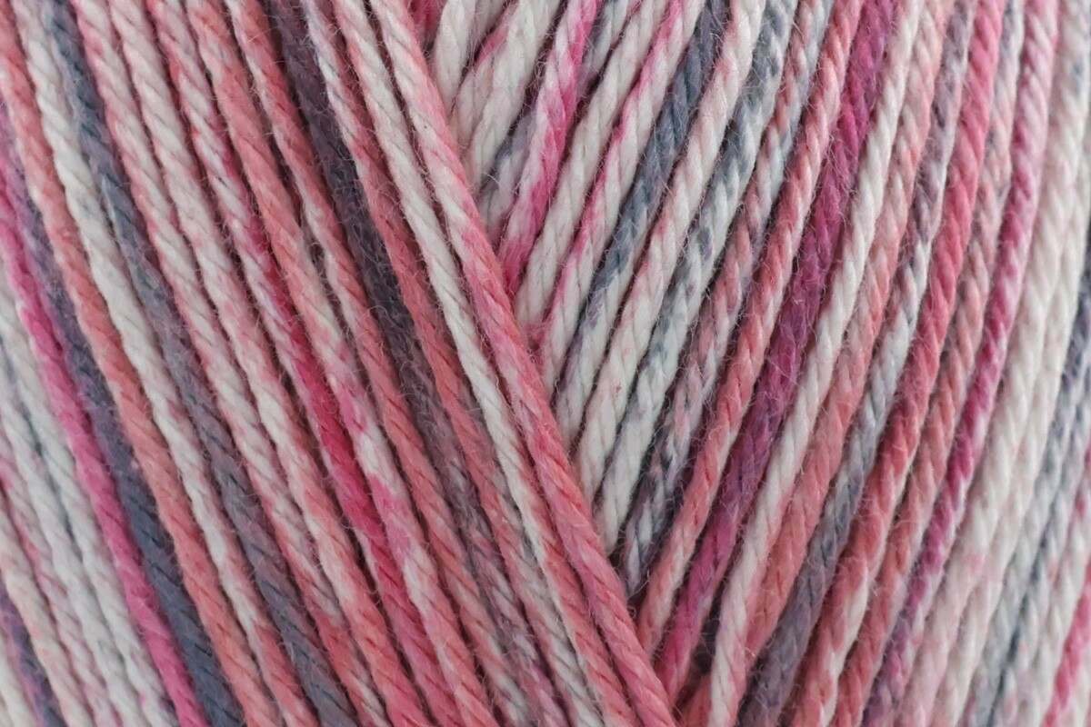 Cascade Pandamonium Multis DK Yarn - 100g, Cotton & Viscose Blend Variegated Soft Double Knitting & Crochet Yarn for Summer Cardigans, Jumpers, & Home Decor