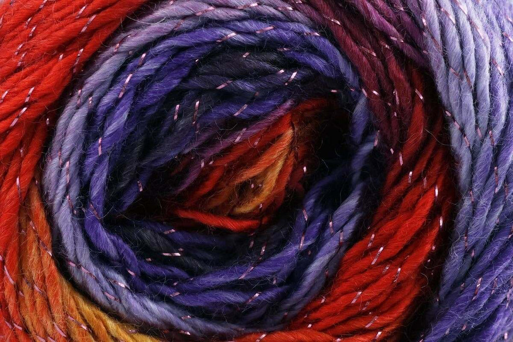Cygnet Boho Spirit Highlights Aran Yarn - 100g, 100% Acrylic Self-Striping Metallic Knitting & Crochet Yarn for clothing & Accessories