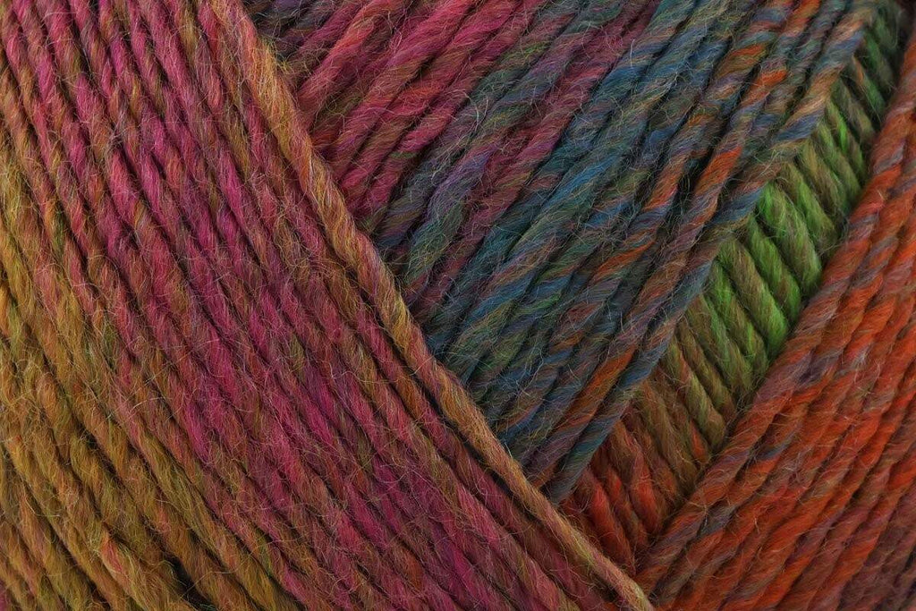 Cygnet Festival Aran Crochet Yarn - 200g, 100% Acrylic Self-Striping Vibrant Knitting Yarn for Garments & Accessories