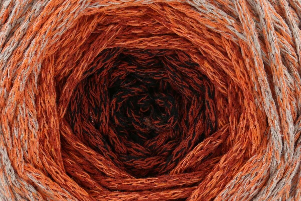DMC Nova Vita No.4 Ombre Chunky Yarn for Crochet - 250g, Soft Recycled Cotton Blend Knitting Yarn for Macramé, Home Décor & Crafting