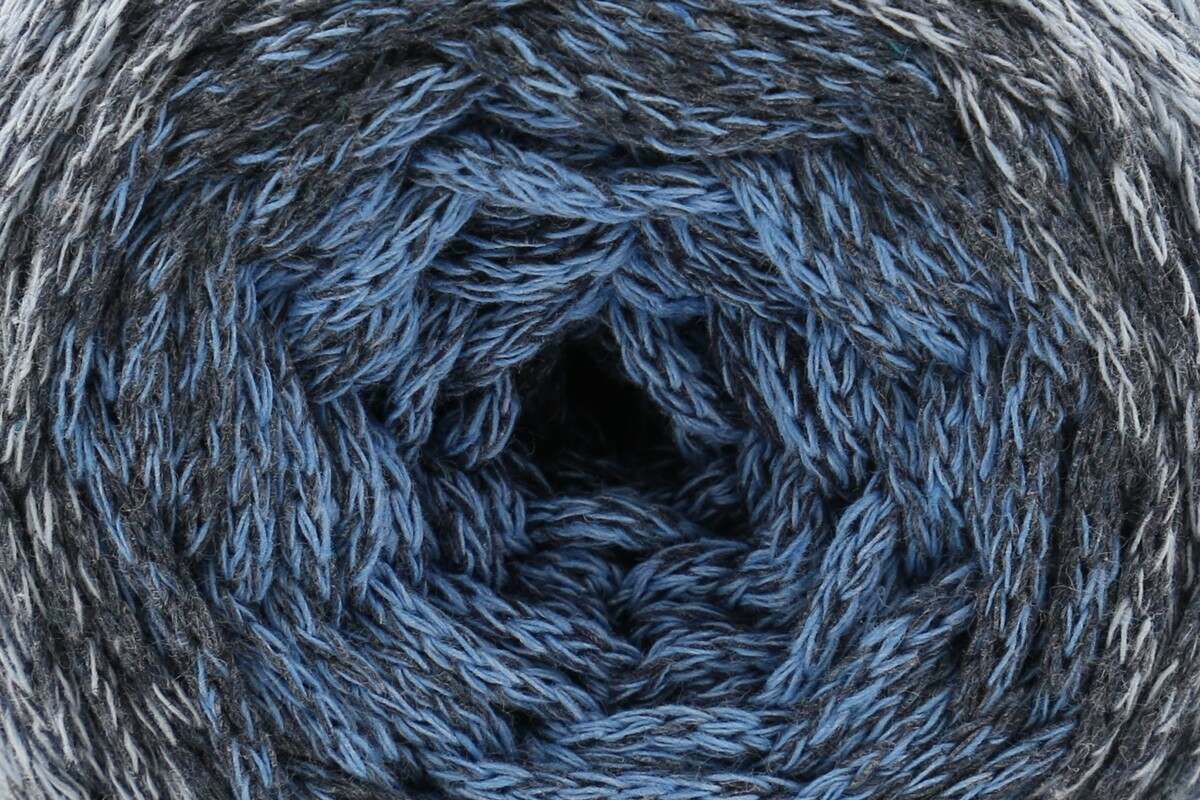DMC Nova Vita No.4 Ombre Chunky Yarn for Crochet - 250g, Soft Recycled Cotton Blend Knitting Yarn for Macramé, Home Décor & Crafting
