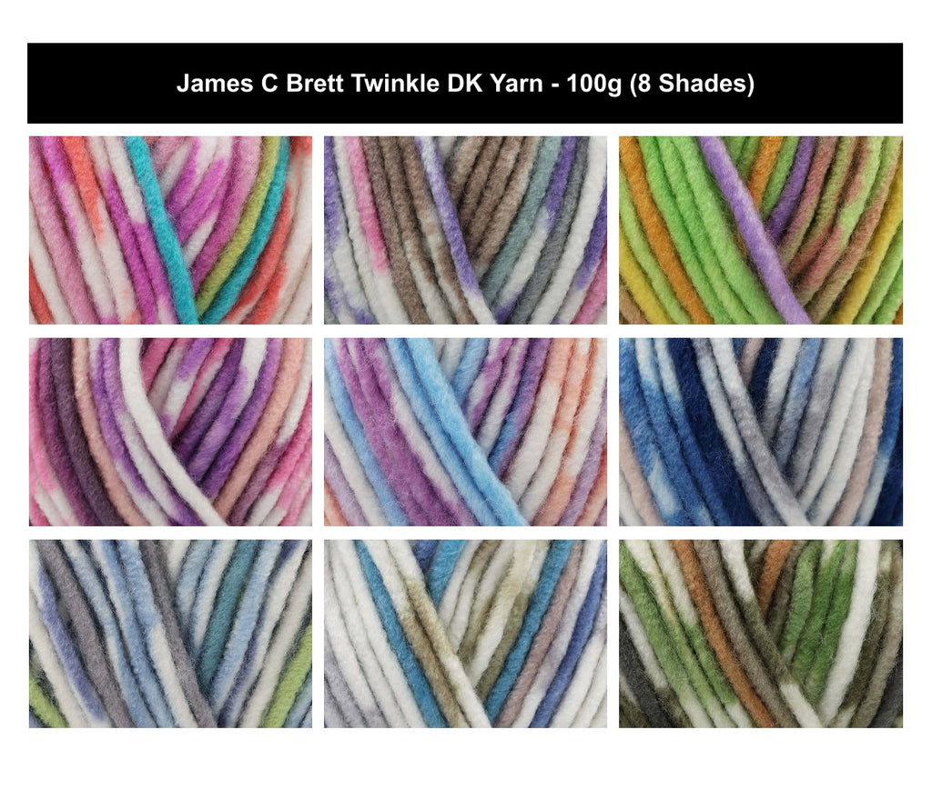 James C Brett Undertones Super Chunky Yarn - 100g, 100% Acrylic Warm Velvety Touch Yarn for Knitting & Crochet - Cosy Hats, Scarves, Blankets & Colourwork