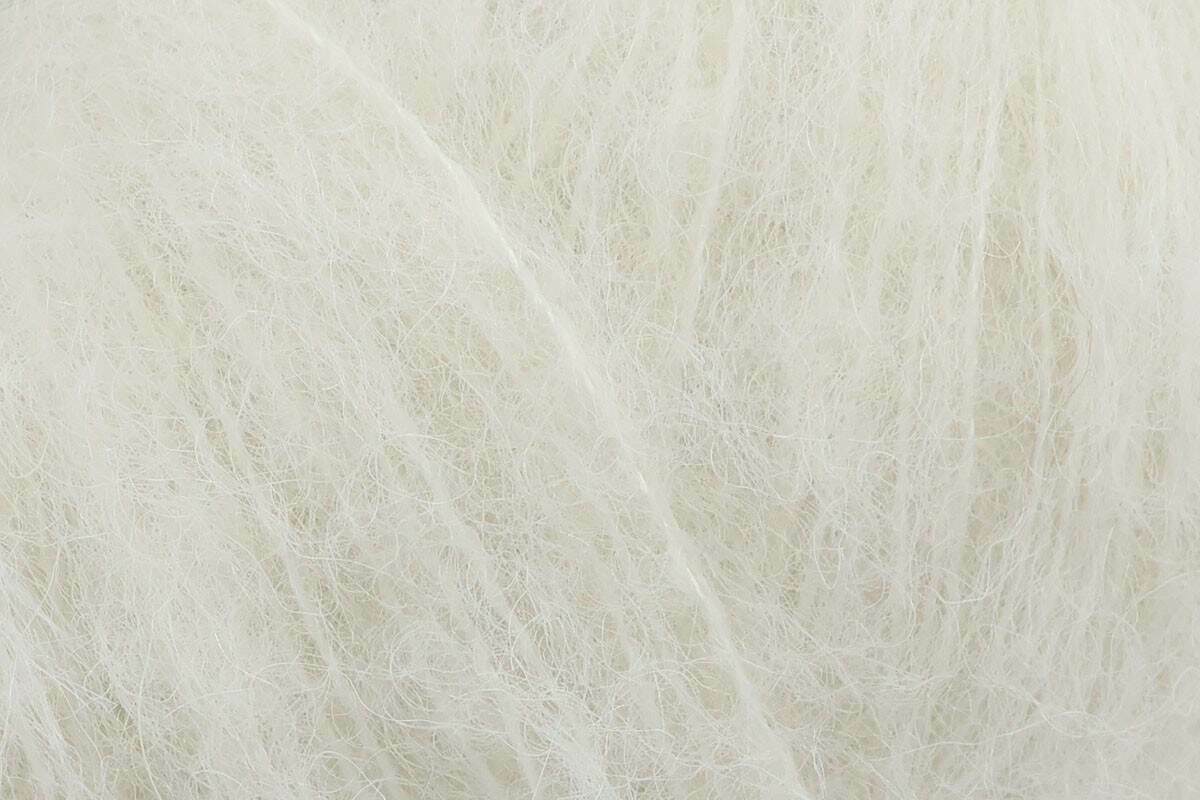 Drops Brushed Alpaca Silk Aran Yarn - 25g, Alpaca & Silk Blend Luxury Fluffy Halo Texture Knitting Wool for Crochet Sweaters, Shawls & Accessories