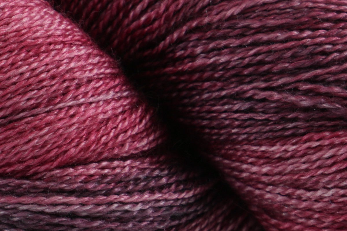 Fyberspates Gleem Lace Crochet Yarn - 100g, Bluefaced Leicester & Silk Blend Lightweight Hand Dyed Knitting Wool for Shawls, Wraps & Lace Garments