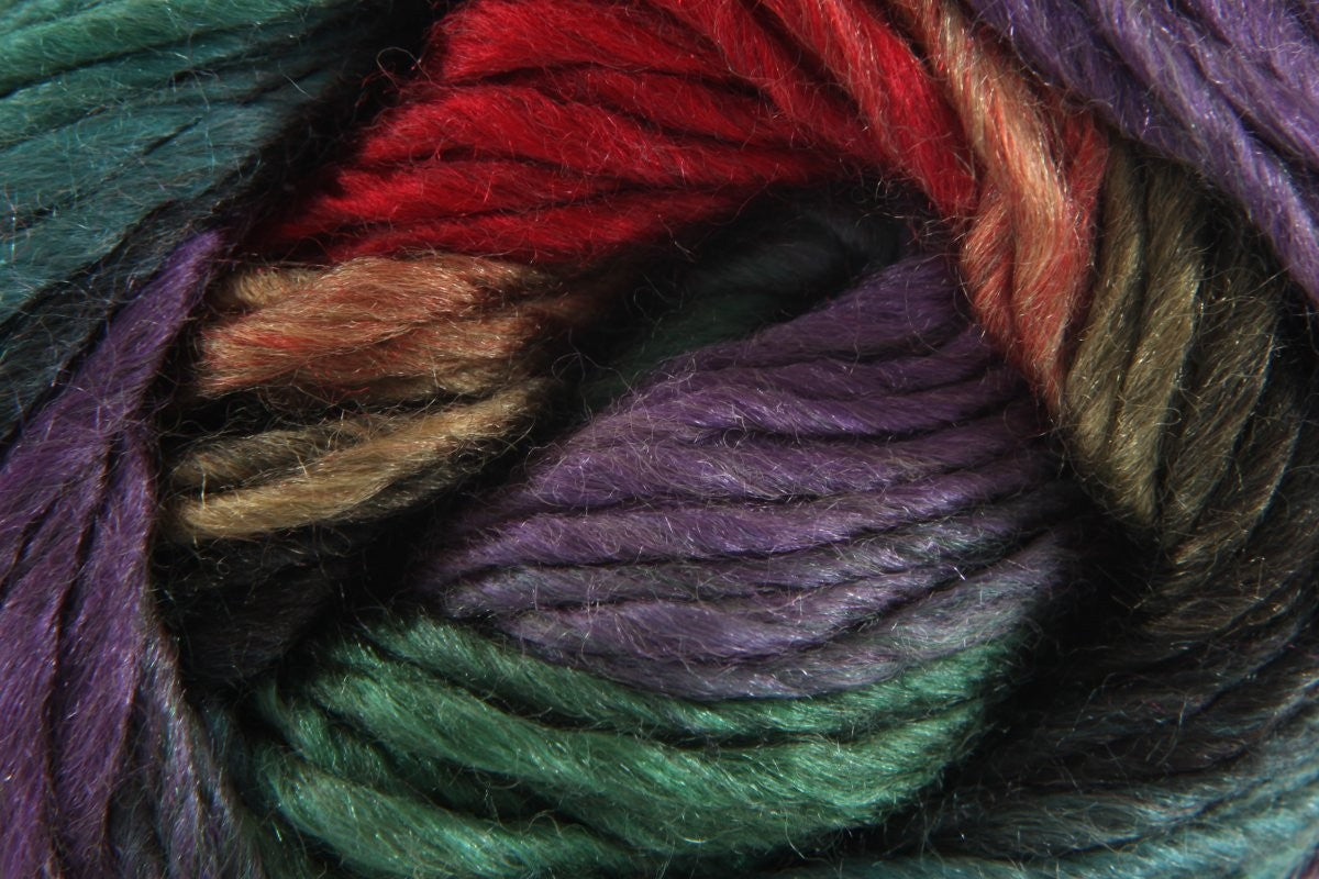 King Cole Riot Chunky Yarn 30% Wool 70% Acrylic 134m – Multicolour Chunky Knit & Crochet Yarn for Scarves, Jumpers & Hats - 100g