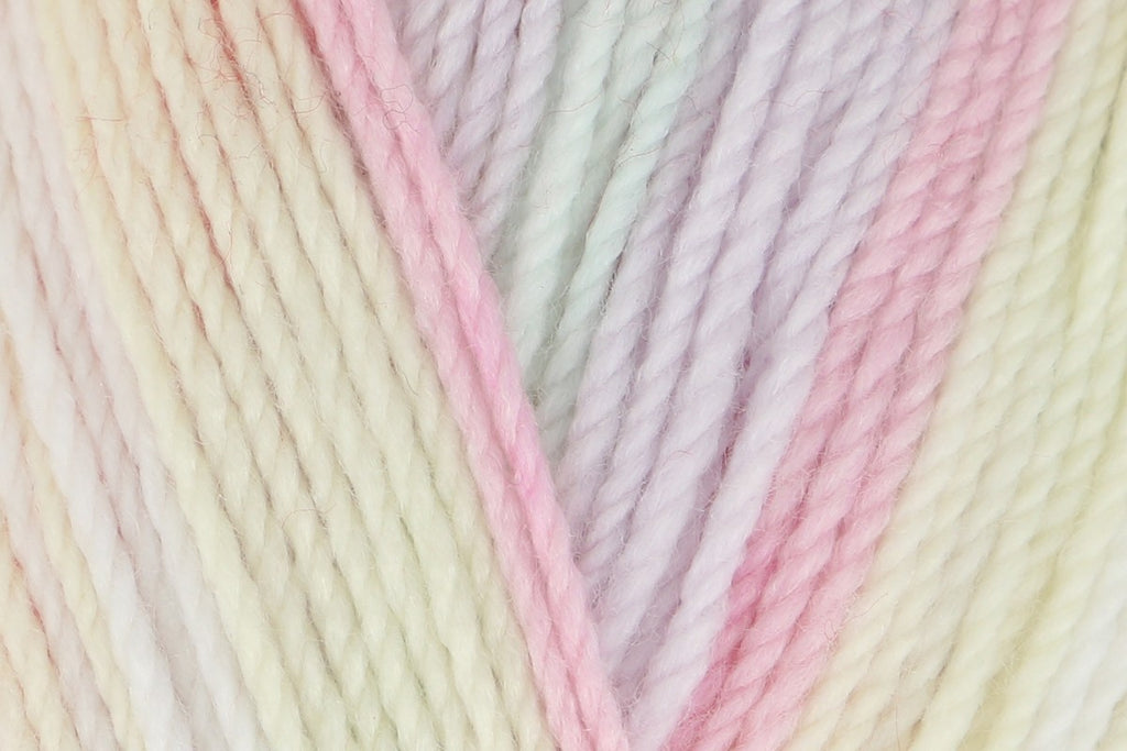 King Cole Beaches DK Yarn 70% Acrylic 30% Polyamide, Soft Summer Striped Double Knit Yarn 255m Knitting & Crochet - 100g