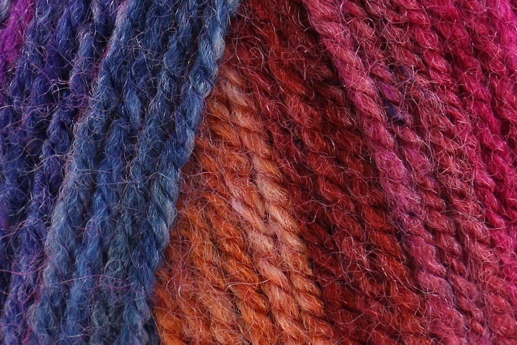 King Cole Bramble DK Yarn 100% Acrylic Self-Striping, Soft Double Knit Knitting & Crochet Yarn, 290 m Vibrant Colour Mixes - 100g