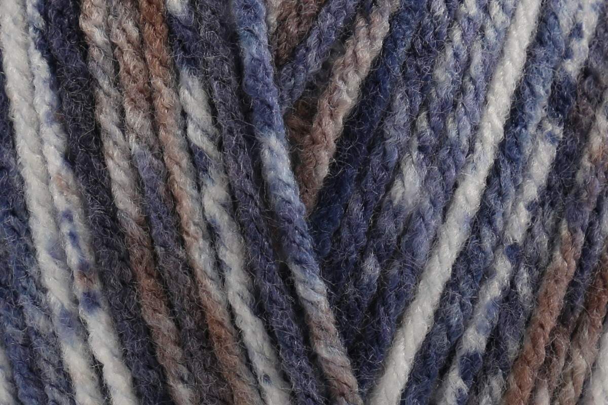 King Cole Camouflage DK Yarn 100% Acrylic, Variegated Self-Striping Double Knit Yarn, 285 m for Knitting & Crochet - 100g