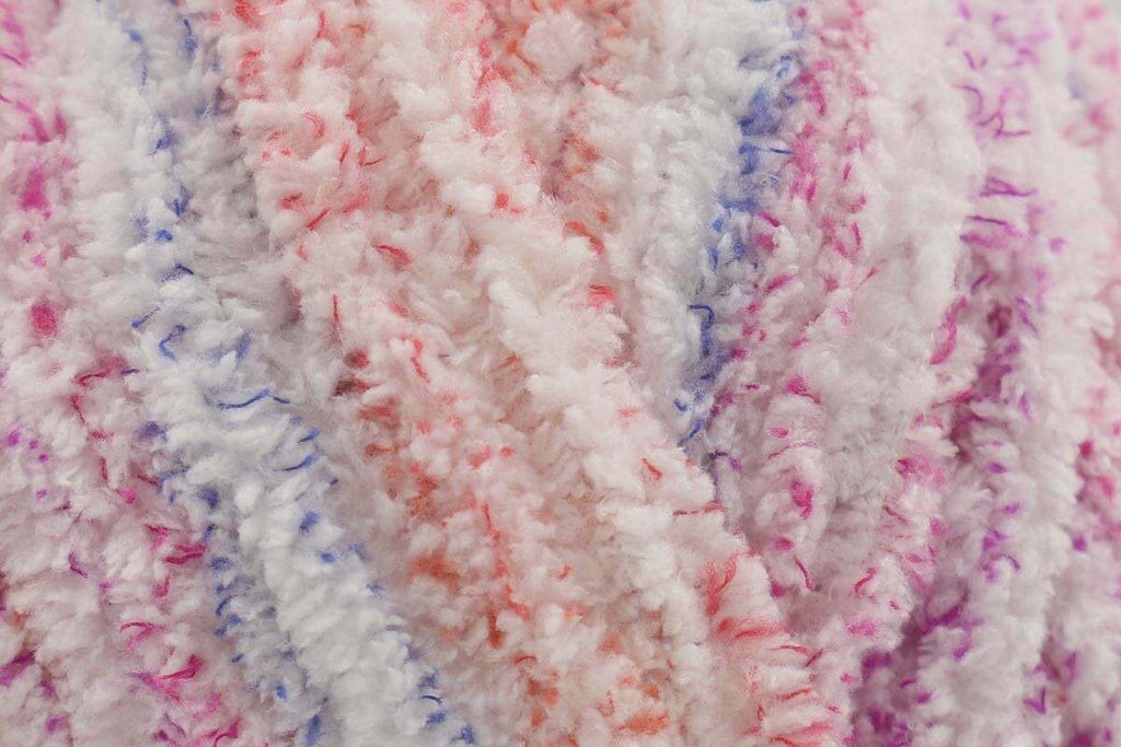 King Cole Fruitilicious Chunky Yarn 100% Polyester Soft Fluffy Pastel Yarn 80 m for Baby & Kids Knitting & Crochet Projects - 100g