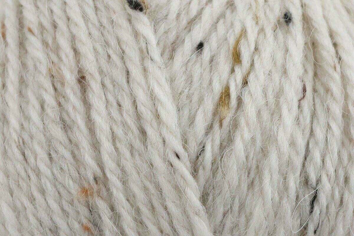 King Cole Homespun Aran Yarn – Wool-Rich Rustic Tweed Aran Yarn 110m for Cozy Jumpers, Scarves & Accessories - 50g