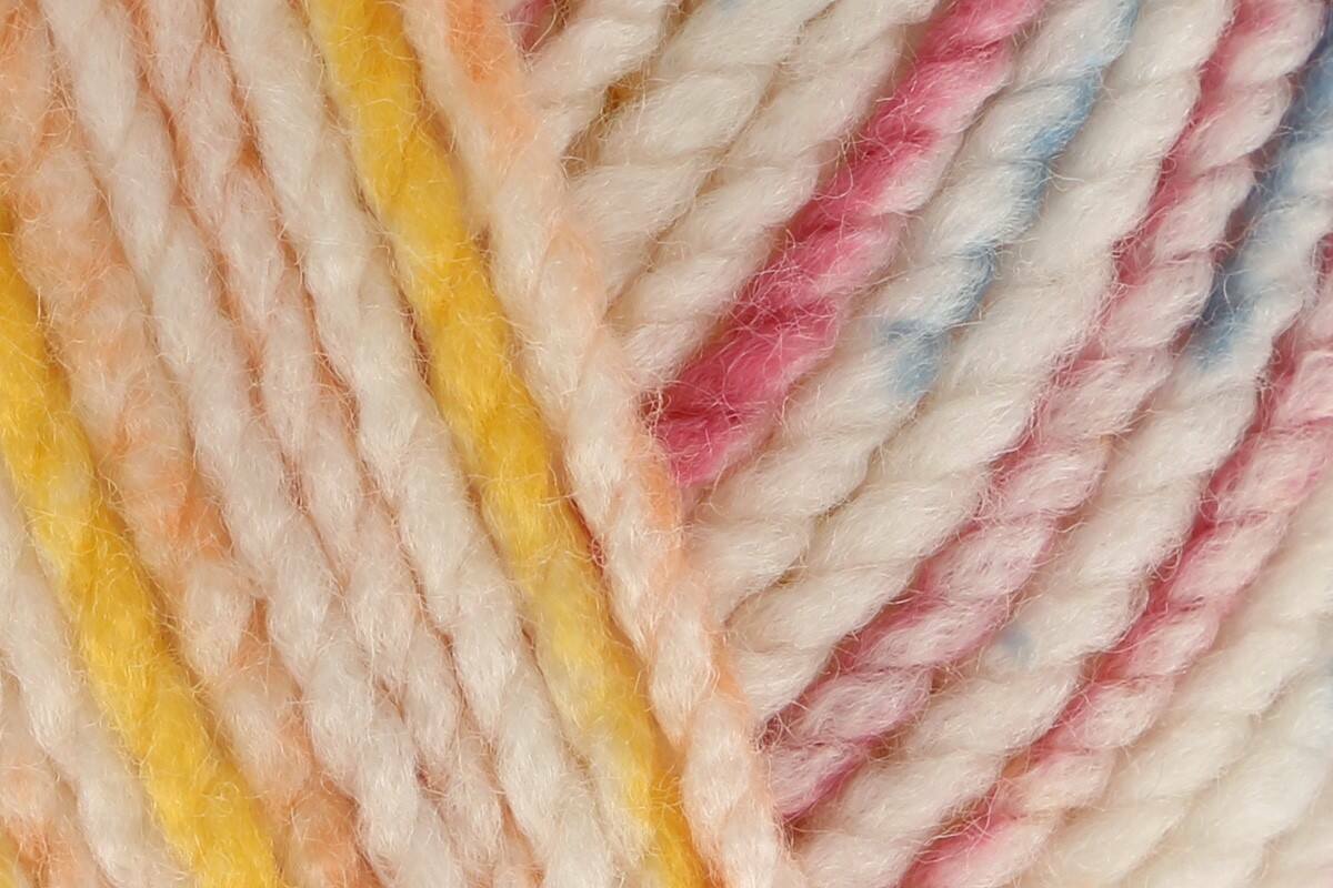 King Cole Bumble Chunky Yarn 100% Acrylic Soft Variegated Chunky Knitting & Crochet Yarn, 152m Pastel Shades Baby Friendly - 100g