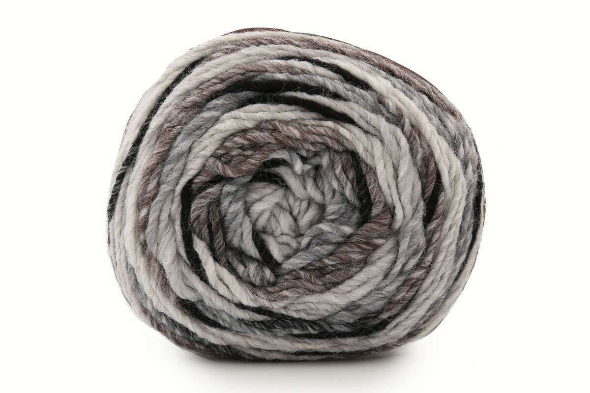King Cole Safari Chunky Yarn 100% Acrylic 285m Variegated Multicolour Chunky Knit & Crochet Yarn for Scarves & Garments - 150g