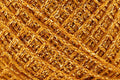 Lincatex Gold Rush Crochet Yarn - 20g, Metalized Polyester & Rayon Blend Chainette Metallic Sparkly Knitting Wool for Decorations, Garments & Accessories