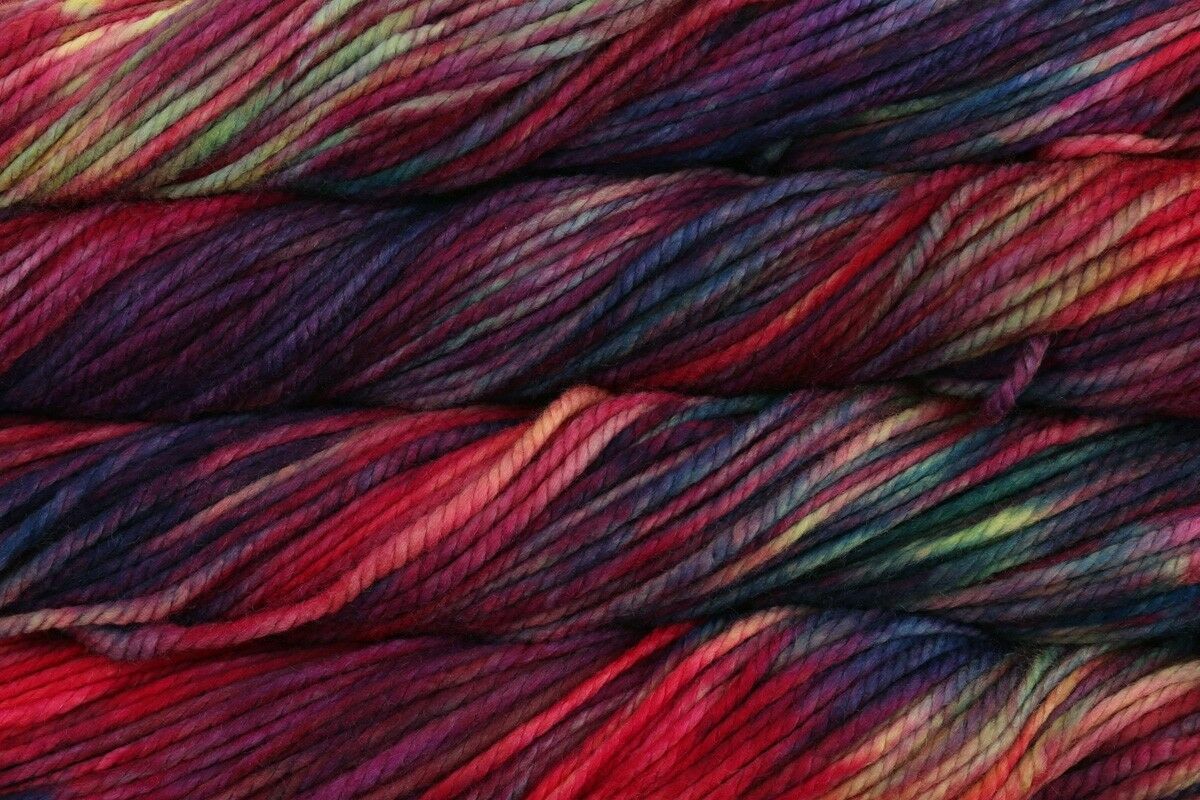 Malabrigo Chunky Yarn for Crochet - 100g, 100% Merino Wool Kettle Dyed Variegated Knitting Yarn for Hats, Scarves, Sweaters & Blankets