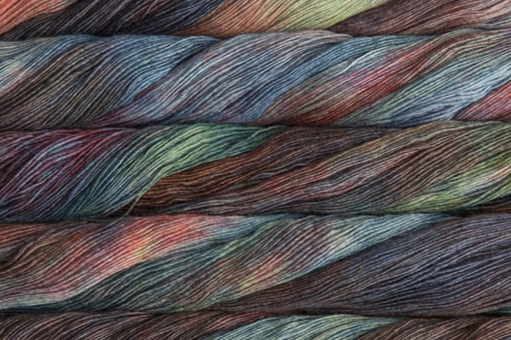 Malabrigo Lace Wool Yarn for Crochet - 50g, 100% Merino Wool Hand Kettle Dyed Variegated Knitting Yarn for Shawls, Scarves, Wraps & Lightweight Garments