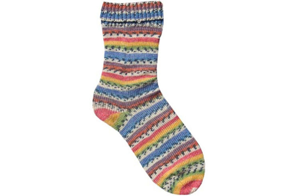 Opal Viridian Schafpate Sock Yarn for Crochet - 100g, Wool Blend Self-Striping Knitting Wool Yarn for Multicolour Socks, Hats, Scarves & Accessories