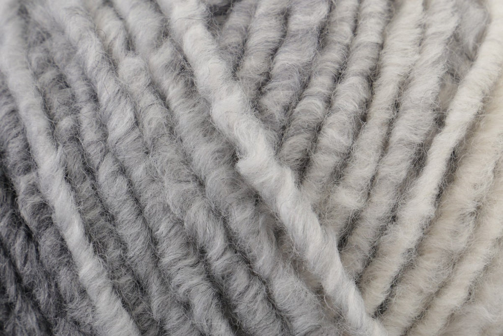 Rico Creative Melange Big Super Chunky Yarn - 100G, Luxury Wool Acrylic Blend Self Striping Gradient Thick Bulky Crochet Knitting Wool for Sweaters, Snoods & Hats