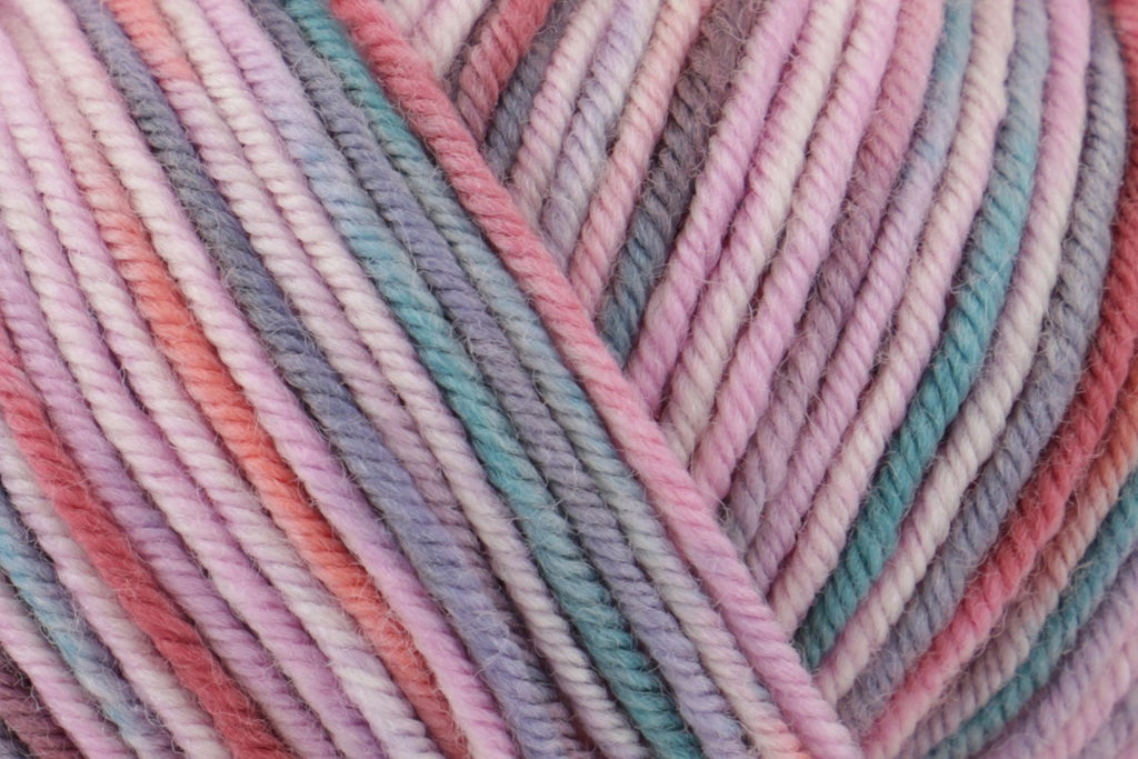Rico Essentials Merino Print DK Yarn - 50G, Luxury 100% Merino Wool Self-Patterning Soft Double Knitting & Crochet Yarn for Jumpers, Cardigans & Sweaters