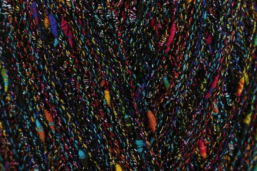 Rico Creative Make It Rainbow Glitz Fashion Yarn - 50G, Polyamide Acrylic Blend Metalized Sparkle Effect Shimmer Crochet Knitting Wool for Sweaters, Shawls & Wraps