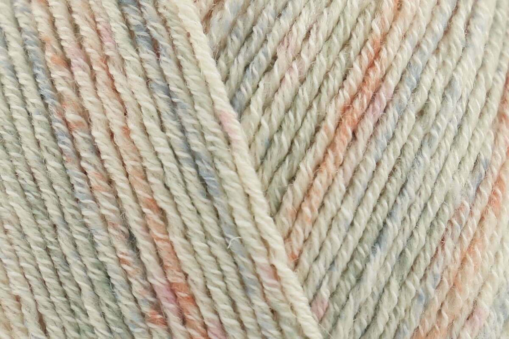 Rico Socks Cotton Stretch 4 Ply Yarn - 100G, Cotton Wool Blend Variegated Self Striping Soft Crochet Yarn Sock Knitting Wool for Luxury Socks, Shawls & Beanies
