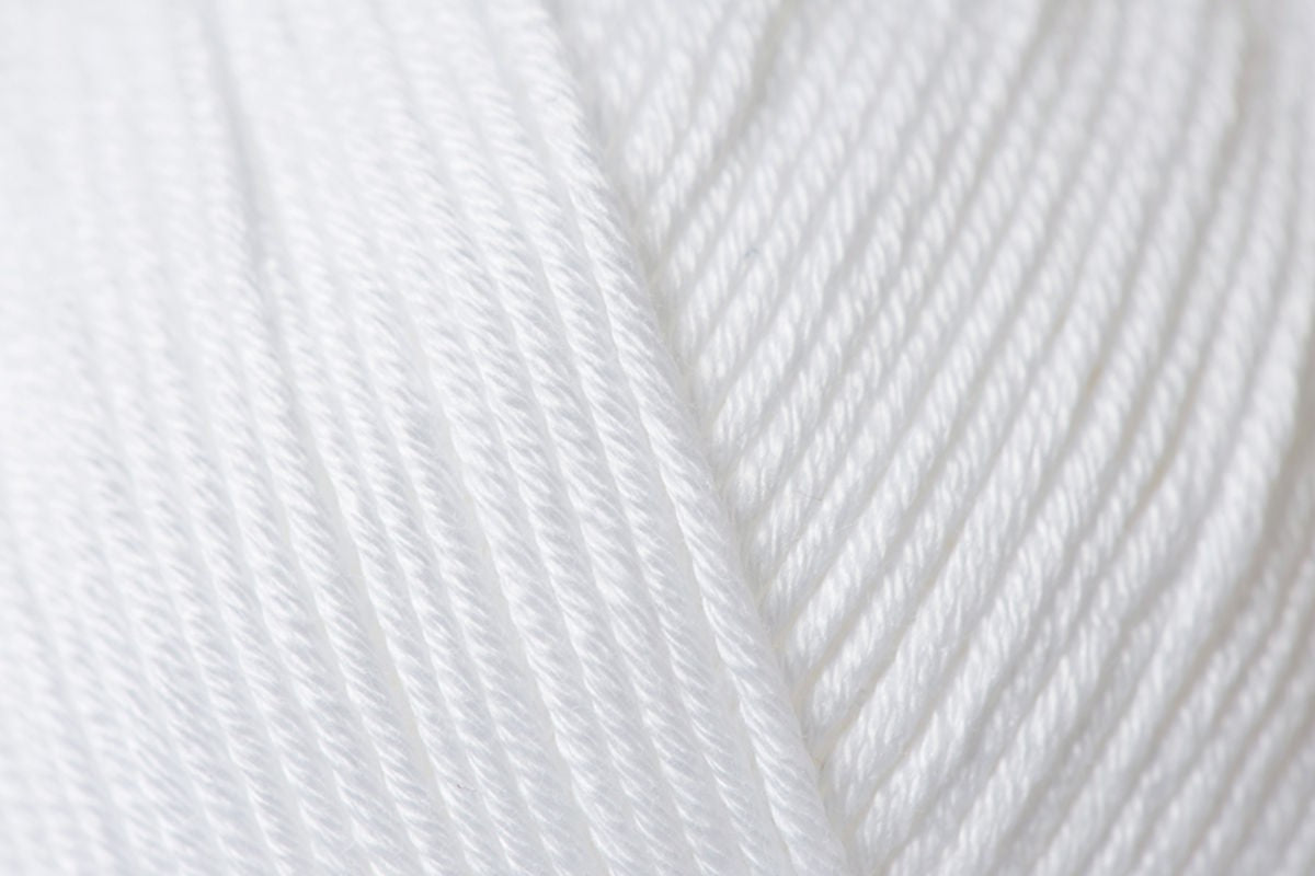 Rico Essentials Cotton DK Yarn - 50G, 100% Mercerised Cotton Soft Lightweight Double Knitting Crochet Yarn for Summer Tops, Cardigans & Jumpers