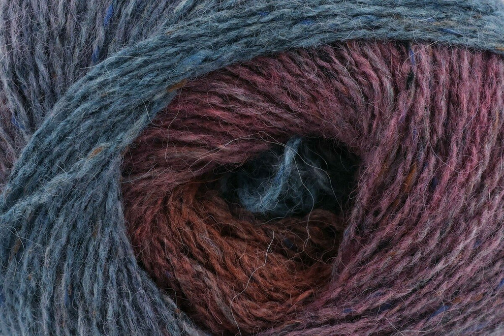 Rowan Felted Tweed Colour DK Ombre Crochet Yarn - 50g, Luxury Wool, Alpaca, Viscose Blend Fair Isle Lace Textured Stitches Double Knitting Yarn for shawls, Lightweight tops & Scarves
