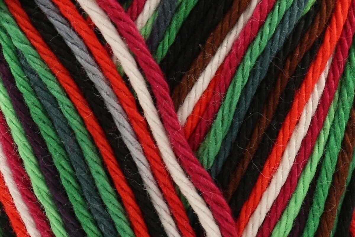 Scheepjes Catona Chroma 4 Ply Crochet Yarn - 50g, 100% Mercerised Cotton Silky Multicoloured Knitting Wool for Crochet Or Knit Blankets, Garments & Amigurumi