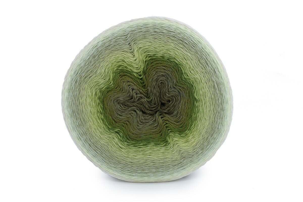 Scheepjes Mega Whirl Fingering Crochet Yarn - 666g, Cotton Acrylic Blend Gradient Knitting Wool Yarn Cake for Blankets, Tunics & Summer Projects