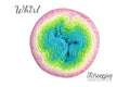 Scheepjes Whirl Gradient 4 Ply Yarn Cake - 215g, Soft Cotton Acrylic Blend Lightweight Anti-Split Crochet And Knitting Wool for Cushions, Shawls & Wraps