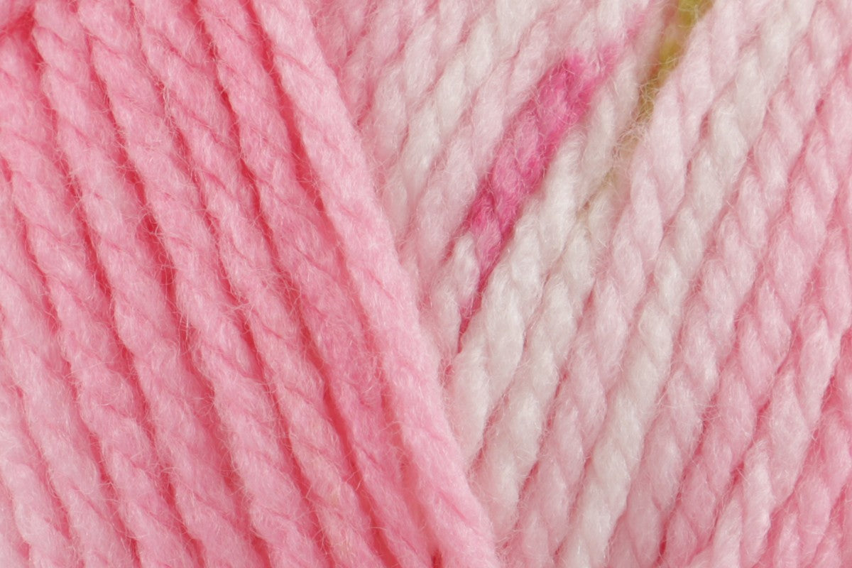 Sirdar Hayfield Baby Blossom Chunky Yarn - 100g, Acrylic Nylon Blend, Self-Patterning Floral Pastel Yarn for Hand Knitting Baby & Children’s Garments