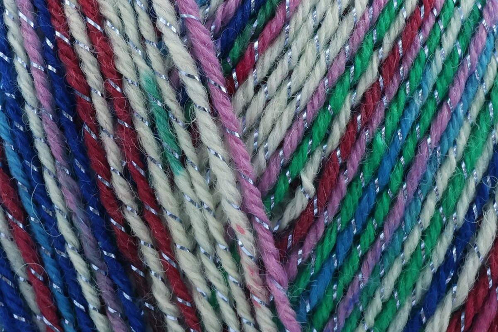 Stylecraft Head Over Heels Festive Knitting Yarn - 100g, Wool Polyamide Metalized Polyester Blend Crochet Glitter Sparkle Yarn for Christmas Projects