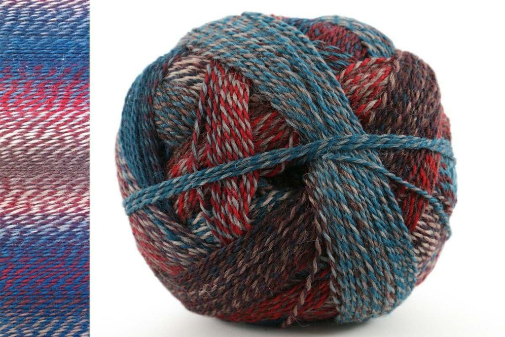 Schoppel Wolle Crazy Zauberball 4 Ply Yarn - 100g, Wool & Nylon Blend Self-Striping Gradient Knitting Wool for Crochet Socks, Shawls & Accessories