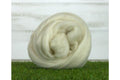 World of Wool Natural Merino Wool 18.5 Micron Roving Yarn - 100g, Luxury 100% Wool Combed Top Undyed Plush Hand Spinning Felting Wool Yarn for Props & Blankets