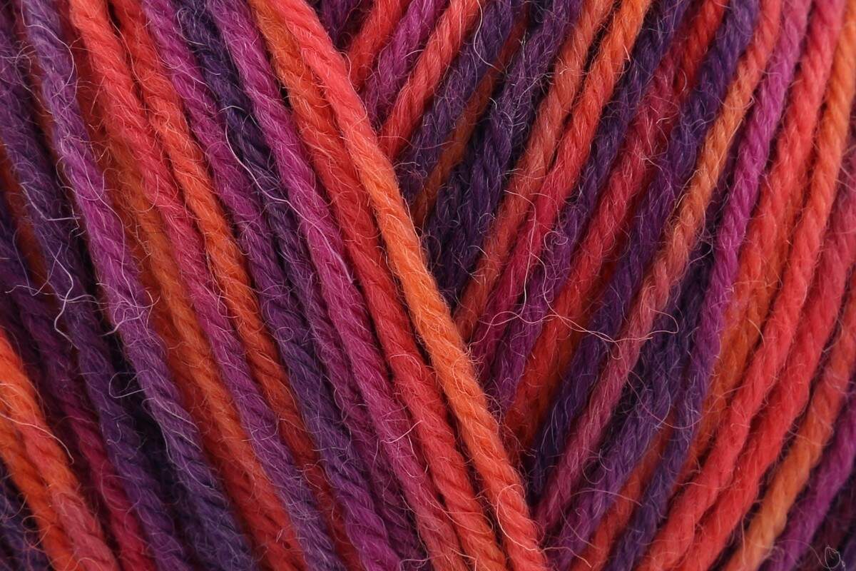 West Yorkshire Spinners Colour Lab Sock DK Yarn - 150g, Luxury British Wool & Nylon Blend Variegated Double Knitting Crochet Yarn for Cozy Socks, Shawls & Sweaters
