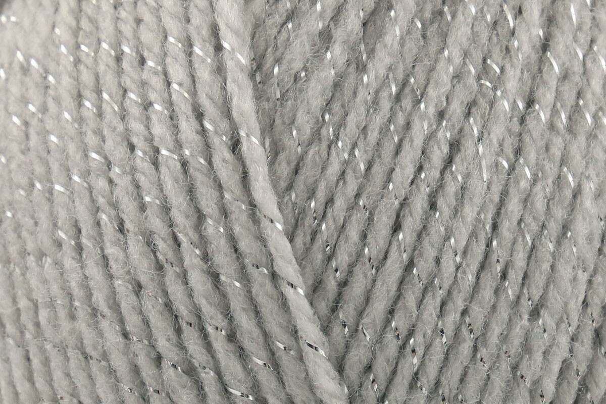 Yarnsmiths Create DK Glitter Yarn - 100g, Acrylic Polyester Blend Sparkle Knitting & Crochet Yarn for Amigurumi & Festive Winter Beanies