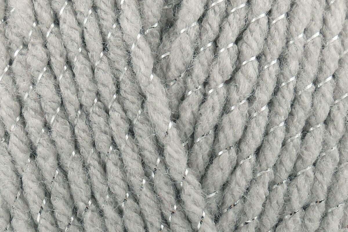 Yarnsmiths Create Chunky Glitter Yarn - 100g, Acrylic Polyester Blend Non-Scratchy Knitting & Crochet Yarn for Cozy Cowls & Amigurumi